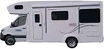 Vista exterior de la autocaravana 6 Berth River